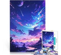 Adult Jigsaw Puzzles 1000 Pieces Heavenly Horizon Sunset Stressabbau-Spielzeug Geburtstagsgeschenk, Geschenke, Wandkunst75x50cm