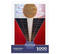 Adult Jigsaw Puzzles 1000 Pieces Hilma Af Klint Altar Piece Painting Jigsaws for Adults Fun Games But Fun And Humorous Challenging To Complete 38x26cm/1000pcs