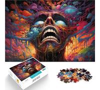 Adult Jigsaw Puzzles 1000 Pieces Humans invaded by demons Family Fun Jigsaws 26x38cm Challenging Game and Family Play for 14 year olds