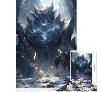 Adult Jigsaw Puzzles 1000 Pieces Ice Golem Jigsaw Puzzles for Teenagers Pattern Assembly Difficult And Challenge Challenging Family Fun Game (38x52cm)