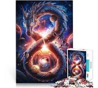 Adult Jigsaw Puzzles 1000 Pieces Infinity Dragon Trainieren Sie Ihr Gehirn und Ihre Hände Lustiges Geschenk38x26cm