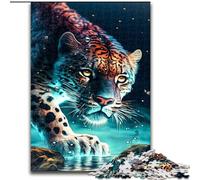Adult Jigsaw Puzzles 1000 Pieces Jaguar, Toys Educational Games Stress Relieving Enhance Love between Couples (Size 50x75cm)