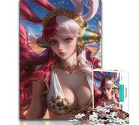 Adult Jigsaw Puzzles 1000 Pieces Japanese Anime Girls,Decompressing Intellectual Educational Toy Is Ideal As Gifts for The Whole Family (38x26cm)
