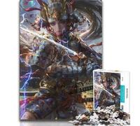 Adult Jigsaw Puzzles 1000 Pieces Japanese Female Ninja Warrior 1000 Pieces for Teenagers,Birthday Present, Gifts, Wall Art for Age 14 Years Up 26x38cm