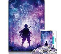 Adult Jigsaw Puzzles 1000 Pieces Japanese Female Ninja Warrior,Help The Brain Exercise Addictive Toys to Cultivate Patience Perfect Decoration 38x52cm