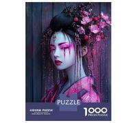 Adult Jigsaw Puzzles 1000 Pieces Japanese Geisha Makeup Kit Jigsaws for Adults Brain Teaser Game A Work of Art Educational Challenge 52x38cm/1000pcs