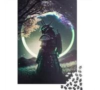 Adult Jigsaw Puzzles 1000 Pieces Japanese Samurai Paper Jigsaw Puzzles for Adults Educational Game Challenge Toy 1000pcs (38x26cm)