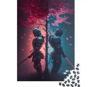 Adult Jigsaw Puzzles 1000 Pieces Japanese Samurai Paper Puzzle for Adults And Teenager Home Decoration Puzzle Toys 1000pcs (38x26cm)