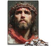 Adult Jigsaw Puzzles 1000 Pieces Jesus Art for Age 14 Years And over Decompressing Intellectual Educational Toy Great Gift 50x75cm