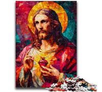 Adult Jigsaw Puzzles 1000 Pieces Jesus Art for And from 14 Years And over Play Toys Because It Is Ideal As A Gift for The Whole Family 50x75cm