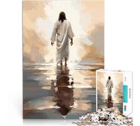 Adult Jigsaw Puzzles 1000 Pieces Jesus Spielzeug für die ganze Familie eignet sich ideal als Geschenk für die ganze Familie52x38cm