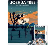 Adult Jigsaw Puzzles 1000 Pieces Joshua Tree National Park Jigsaw Puzzles for Adults Difficult Challenge Train Your Brain And Hands Family Fun & Game Night (50x75cm)