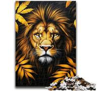 Adult Jigsaw Puzzles 1000 Pieces Jungle Lion Help The Brain Exercise Addictive Toys to Cultivate Patience Perfect Decoration 38x26cm