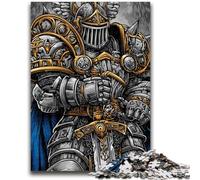 Adult Jigsaw Puzzles 1000 Pieces Knight Warrior for And from 14 Years And over Play Toys Because It Is Ideal As A Gift for The Whole Family 26x38cm
