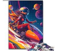 Adult Jigsaw Puzzles 1000 Pieces Lady Race Jigsaw Puzzles for Adults 1000 Piece Idea, Humorous Artwork, Detailed Artwork Size 26X38CM