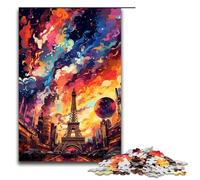 Adult Jigsaw Puzzles 1000 Pieces Las Vegas Nevada Is Surrounded by SplattersLots of Colour Home Decoration Puzzle Toys Deal As Gifts for The Whole Family 75x50cm