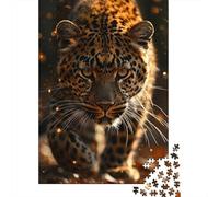 Adult Jigsaw Puzzles 1000 Pieces Leopard Paper Jigsaw Puzzles for Adults Educational Game Challenge Toy 1000pcs (38x26cm)
