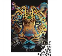 Adult Jigsaw Puzzles 1000 Pieces Leopard Pop Art Animal Paper Puzzle for Adults And Teenager Home Decoration Puzzle Toys 1000pcs (38x26cm)