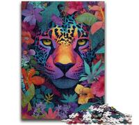 Adult Jigsaw Puzzles 1000 Pieces Leopard Teenager Puzzles,Stress Reliever Difficult Challenge Secret Santa Gifts (50x75cm)