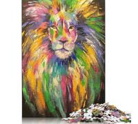 Adult Jigsaw Puzzles 1000 Pieces Lion Paper Puzzles for Adults & Teenager for Adults& Teens Age 12 Years Up 38x26cm/1000pcs