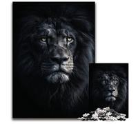 Adult Jigsaw Puzzles 1000 Pieces Lion Sin The Darkness Wooden Jigsaw Puzzles for Birthdays, Holidays, Best for Christmas 50X75CM