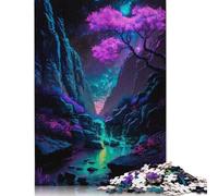 Adult Jigsaw Puzzles 1000 Pieces Lone Wolf Fantasy Sunset Puzzles for Adults Puzzles Unique Home Decor And Gifts 1000pcs (75x50cm)