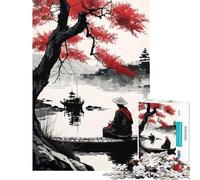 Adult Jigsaw Puzzles 1000 Pieces Lonesome Fisher Difficult And Challenge Presents for Women Toy Wall Decor for Age 14+ Game (38X26cm)