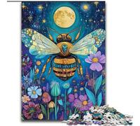 Adult Jigsaw Puzzles 1000 Pieces Magic Bee Puzzle 1000 Pieces Jigsaw Family Bonding Activity, Home Decor Gift, Family Toy Game (Size 50x75cm)