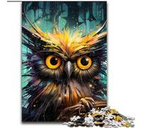 Adult Jigsaw Puzzles 1000 Pieces Magic Owl Puzzle for Teenager & Families, Perfect DIY Decor & Brain-Teasing Challenge (size : 50x75cm)