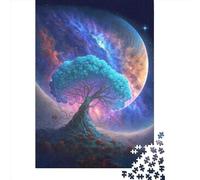 Adult Jigsaw Puzzles 1000 Pieces Magical Tree Paper Jigsaw Puzzles for Adults Educational Game Challenge Toy 1000pcs (38x26cm)