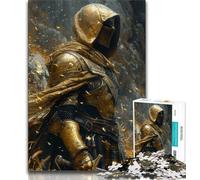 Adult Jigsaw Puzzles 1000 Pieces Medieval Knights Adult Puzzles,family Fun Games Is Ideal As A Gift for The Whole Family (size 38x26cm)