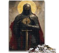 Adult Jigsaw Puzzles 1000 Pieces Medieval Knights Teenager Puzzles,Stress Reliever Difficult Challenge Unique Home Decor And Gifts (75x50cm)
