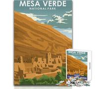 Adult Jigsaw Puzzles 1000 Pieces Mesa Verde National Park Educational Games Difficult Hard Gift For Birthdays Size 38x26cm