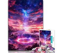Adult Jigsaw Puzzles 1000 Pieces Milky Way Universe Landscape 1000 Pieces for Adults,Educational Games Home Decoration Birthday Present, Gifts, Wall Art (size 75x50cm)