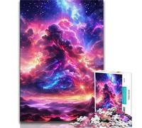 Adult Jigsaw Puzzles 1000 Pieces Milky Way Universe Landscape Adult Puzzles,Learning Educational Toys Family Games Unique Birthday And Gifts 26x38cm