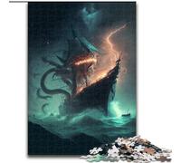 Adult Jigsaw Puzzles 1000 Pieces Monster Invasion Puzzles for Adults size 38x26cm Home Decor Brain Teaser Game for Teenagers & Family Interaction