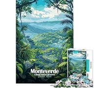 Adult Jigsaw Puzzles 1000 Pieces Monteverde Cloud Forest Reserve, Costa Rica Relaxing Games Challenging Game Toys Gifts For Birthdays Difficult Challenge (size 50x75cm)