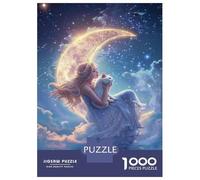 Adult Jigsaw Puzzles 1000 Pieces Moonlit Fantasy Celestial Dreamscape Jigsaws for Adults Toy Wall Decor Home Decoration Educational Challenge 38x26cm/1000pcs