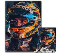 Adult Jigsaw Puzzles 1000 Pieces Moto Gp Racer Puzzle for Age 14+ Educational Challenge Fun Activities at Home, Birthday Gifts, Travel Gifts 50X75CM