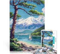 Adult Jigsaw Puzzles 1000 Pieces Mount Fuji in Japan Herausfordernd Schwierig Einzigartige Wohndekoration und Geschenke52x38cm