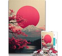 Adult Jigsaw Puzzles 1000 Pieces Mount Fuji, Japan Adult Puzzles,family Fun Games Is Ideal As A Gift for The Whole Family (size 75x50cm)