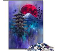 Adult Jigsaw Puzzles 1000 Pieces Mount Fuji, Japan cardboard Puzzles 26X38CM Ideal for Lover, Perfect Christmas, New Year, Valentine's Gift