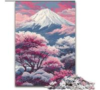 Adult Jigsaw Puzzles 1000 Pieces Mount Fuji, Japan Challenging Puzzles 26X38CM Fun at Home Activities, Birthday Present, Travel Gifts