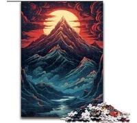 Adult Jigsaw Puzzles 1000 Pieces Mountain Everest Jigsaw Puzzles Made of cardboard,Family Fun Craft, Perfect for Birthdays, Holidays 1000pcs(26x38cm)