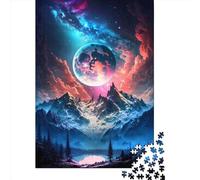 Adult Jigsaw Puzzles 1000 Pieces Mountain Of The Cosmos Paper Jigsaw Puzzles for Adults Educational Game Challenge Toy 1000pcs (38x26cm)