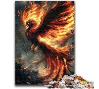 Adult Jigsaw Puzzles 1000 Pieces Mysterious Phoenix Help The Brain Exercise Addictive Toys to Cultivate Patience Perfect Decoration 50x75cm
