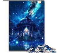 Adult Jigsaw Puzzles 1000 Pieces Mysterious Temple Jigsaw Puzzles size 26x38cm Perfect for Christmas, Halloween, Easter, New Year
