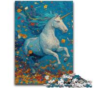 Adult Jigsaw Puzzles 1000 Pieces Mysterious Unicorn Puzzles for Teenagers,Stress Reliever Difficult Challenge Unique Home Decor And Gifts (50x75cm)