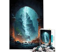 Adult Jigsaw Puzzles 1000 Pieces Mystical Worlds Fantasy Brain Teaser Game Learning Educational Toys Gifts Birthday Presents for Women (Size 38x52cm)