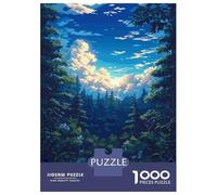 Adult Jigsaw Puzzles 1000 Pieces Natural Forest Jigsaws for Adults Fun Games But Fun And Humorous Challenging To Complete 52x38cm/1000pcs